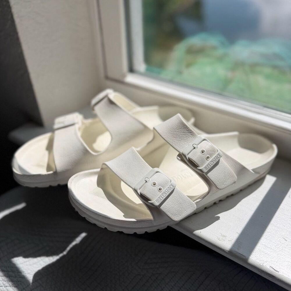 Birkenstock Arizona Essentials EVA Double Strap Slide Sandals Size 39